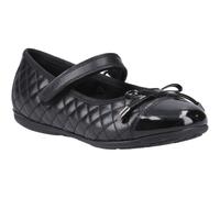 Hush Puppies Lottie Leather Girls's Black Ballet Flats - Size UK 4