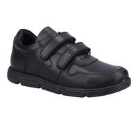 Hush Puppies Boys Lucas Junior School Uniform Shoe, Black, 13 UK Child