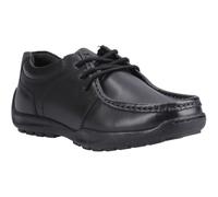 Hush Puppies Mackenzie Wallabee Leather Boys's Black Lace-Up Shoes - UK 7 / EU 41 / US 9