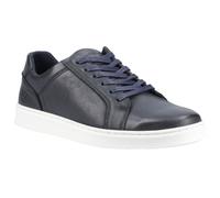 Hush Puppies Madden Leather Mens Navy Trainers - Size UK 8