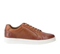 Hush Puppies Madden Leather Men's Trainers Size: 9 Colour : Tan / White
