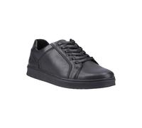 HUSH PUPPIES Madden Leather Trainer Black 12