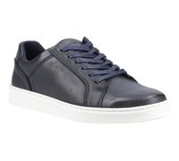 Hush Puppies Madden Mens Navy Casual Lace Up Smart Leather Trainers