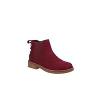 Hush Puppies Maddy Memory Foam Leather Womens Boots | Boots | Bordo | UK Size 8