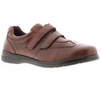 Hush Puppies Magnus Strap Mens Brown Leather Smart Shoes, Size: 12