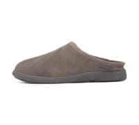 Hush Puppies Men's Ashton Slipper – Memory Foam Suede – Grey – UK 7