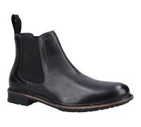 Hush Puppies Male Justin Chelsea Boot, Black, 6
