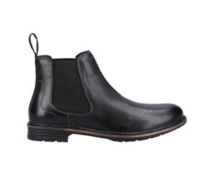 Hush Puppies Male Justin Chelsea Boot, Black, 7