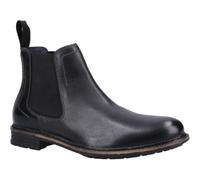 Hush Puppies Male Justin Chelsea Boot, Black, 9