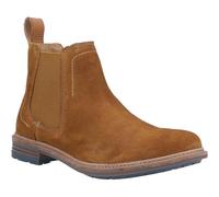 Hush Puppies Male Justin Suede Chelsea Boot, Tan, 8