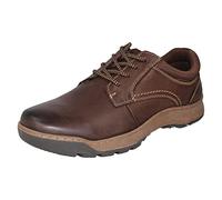 Hush Puppies Male Olson Lace Up Shoe, Brown, 8