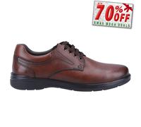 Hush Puppies Marco Leather Men's Brown Lace-Up Shoes