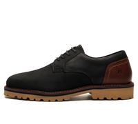 Hush Puppies Marcus Men's Leather Shoes Men's Trainers, Size 10 In Darkest Navy / Brown
