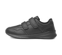 Hush Puppies Marling Easy Junior School Uniform Shoe, Black, 13 UK Child
