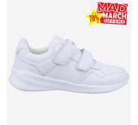 Hush Puppies Kids Trainers Marling HPK1000_159 Easy Strap Up White Synthetic