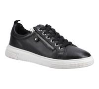 Hush Puppies Martha Leather Womens Black Trainers - Size UK 8