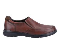 Hush Puppies Matthew Mens Classic Slip On Shoes, Brown, 9 UK