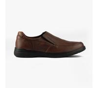 Hush Puppies Matthew Mens Classic Slip On Shoes, Brown, 12 UK