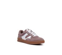 (, ) Hush Puppies Maura Suede Women's Stone Trainers
