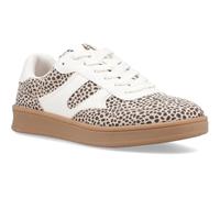 (, ) Hush Puppies Maura Textile Textile Women's Cheetah Trainers