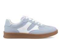 Hush Puppies Maura Womens Suede Leather Lace-Up Breathable Blue Casual Trainers