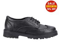 Hush Puppies Maxine Kids Girls School Shoes | School Shoes | Black | UK Size 10