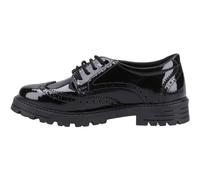 Hush Puppies Maxine Patent Junior Shoe, Black, 2 UK Child