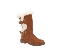 Hush Puppies 'megan' Suede Leather Mid Boots In Tan Tan 8