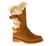 Hush Puppies Megan Wide Suede Women's Tan Boots UK 7