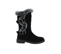 Hush Puppies Wide Fitting Megan Calf Boot - Black, Black, Size 5, Women Black