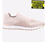 Hush Puppies MEMORY FOAM Ennis Womens Walking Casual Everyday Trainer Blush