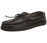 Hush Puppies Mens Ace Leather Slippers (12 UK) (Brown)