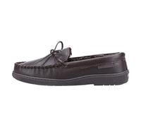Hush Puppies Ace Leather Slipper 8 (42) Brown