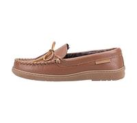 Ace Leather Slipper, Tan, 11