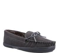 Hush Puppies Mens Ace Slippers (Grey) - Size UK 10