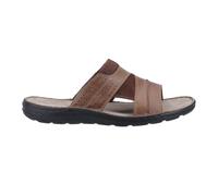 Hush Puppies Mens Archer Leather Mule Sandals (Tan) - Size UK 6