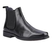 (Black, 10 (Adults')) Hush Puppies Brennan Leather Men's Black Boots