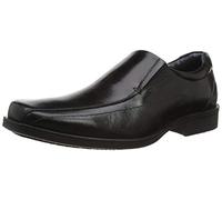 (Black, 8 (Adults')) Hush Puppies Brody Leather Men's Black Slip-On Shoes