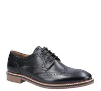 Hush Puppies Mens Bryson Leather Shoes (Black) - Size UK 12