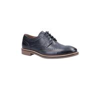 (Blue, 7 (Adults')) Hush Puppies Bryson Leather Men's Navy Brogues Shoes