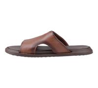 Hush Puppies Callum Slide Leather Men's Brown Sandals - UK 6 / EU 40 / US 7