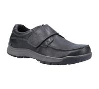 Hush Puppies Mens Casper Leather Shoes (Black) - Size UK 8