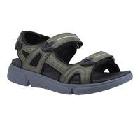 Hush Puppies Mens Castro Sandals - Khaki Green - Khaki Green - 11 UK