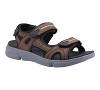 Hush Puppies Men's Castro Sandal Sport Brown UK 7