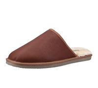Hush Puppies Men's Coady Leather Slipper, Tan, 11 UK