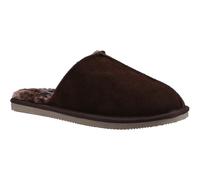 Hush Puppies Mens Coady Suede Slippers (Brown) - Size UK 12