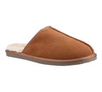 Hush Puppies Mens Coady Suede Slippers - Tan - 6 UK - Tan
