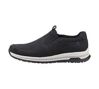 Hush Puppies Mens Cole Slip On Sneaker, Black Nubuck, 11 UK