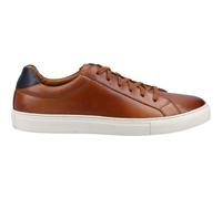 Hush Puppies Mens Colton Leather Trainers - Tan
