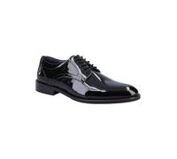Hush Puppies Damien Lace Up Patent Leather Men's Black Patent Lace-Up Shoes UK 10